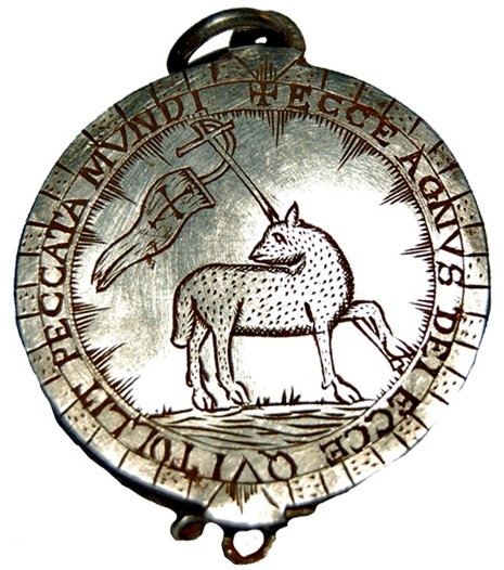 Image of Preston lamb engraved on pyx