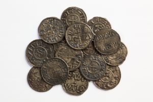 Coins from the Viking Cuerdale Hoard held at the Harris