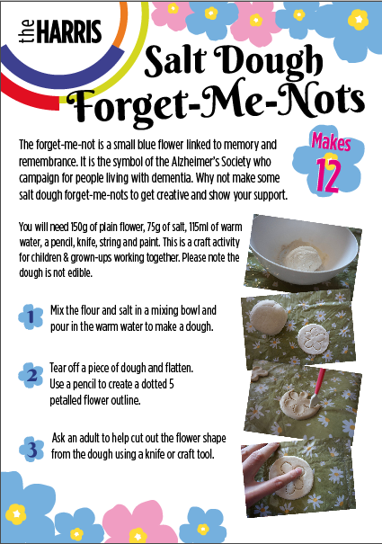 Image of Collage a forget-me-not worksheet