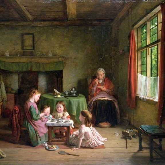 Image of the painting A Tea Party