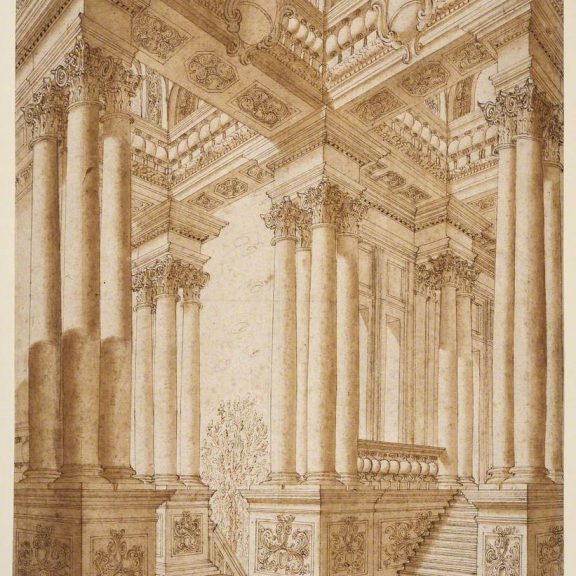 Image of the drawing Architectural Fantasy