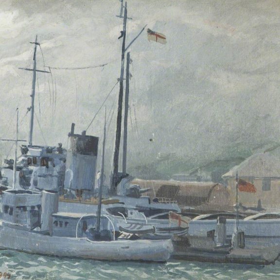 Image of the painting HM Rescue Tug