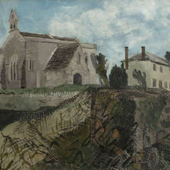 Image of the painting Inglesham Church and Rectory