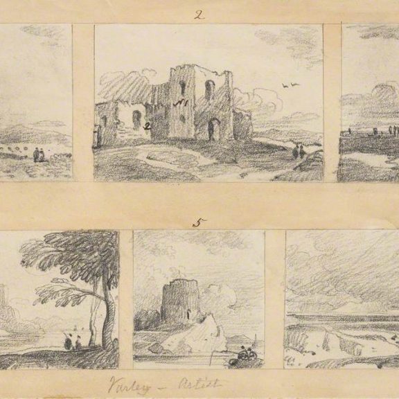 Image of a series of sketches for Instructions for Drawing