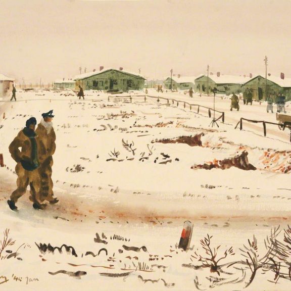 Image of the painting Marlag 'O' in Winter