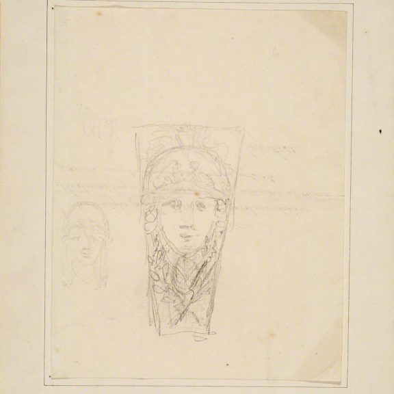 Image of Sketch for a Keystone at Somerset House