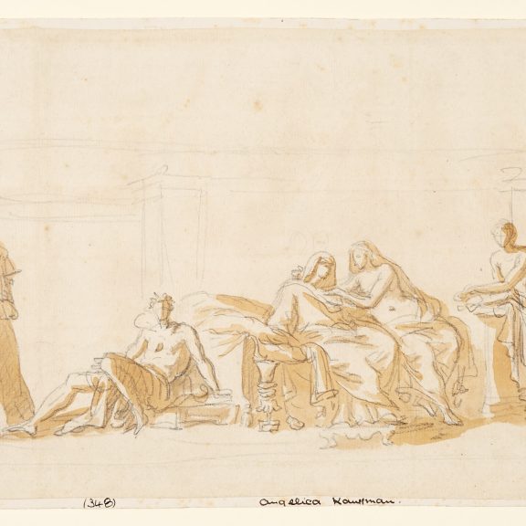 Image of the drawing Study after the Aldobrandini Wedding