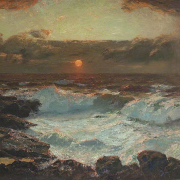 Image of the painting Sunset at Land's End