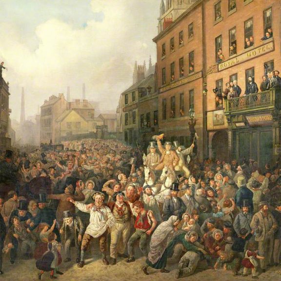 Image of the painting The Preston By-Election of 1862