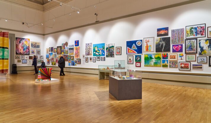 Image of Bob and Roberta exhibition at the Harris in 2021