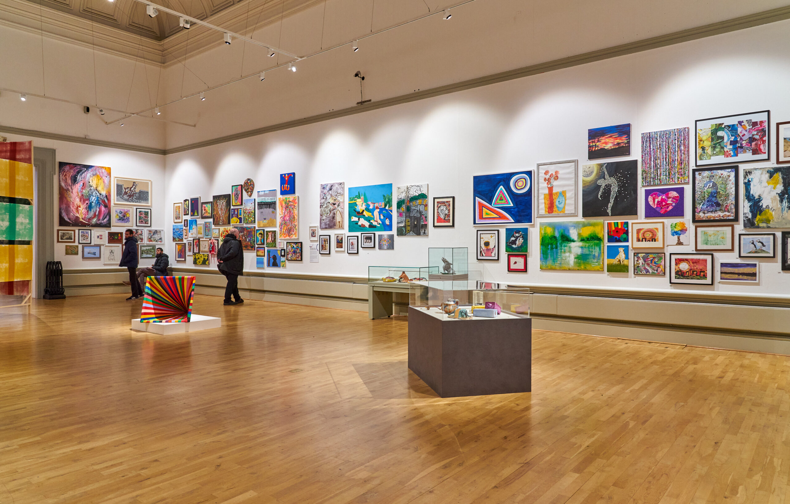 Image of Bob and Roberta exhibition at the Harris in 2021