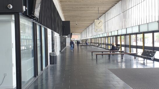 Image of the inside of Preston Bus Station