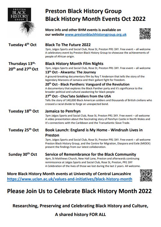 Black History Month Flyer