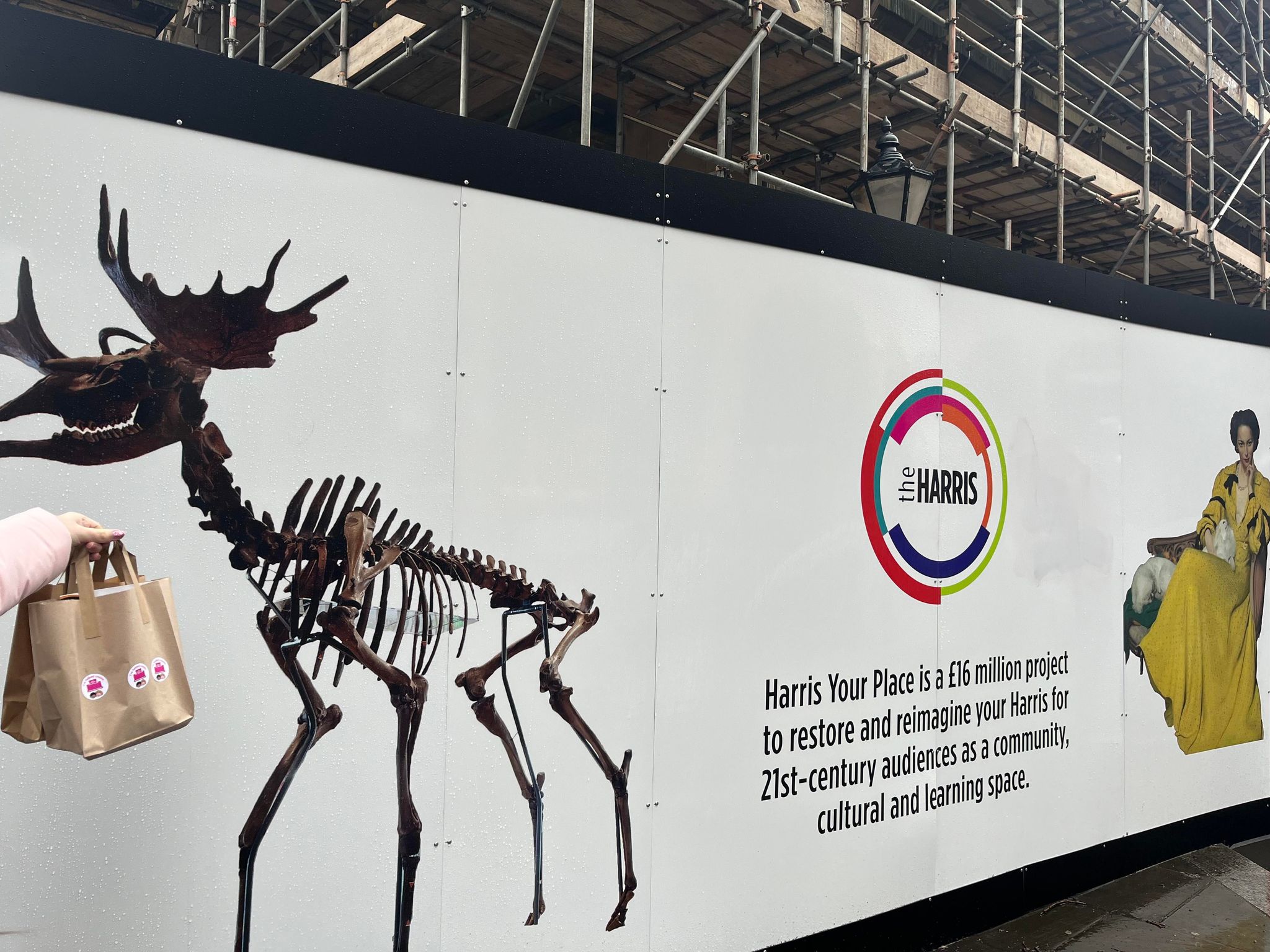 Image of the Harris hoarding