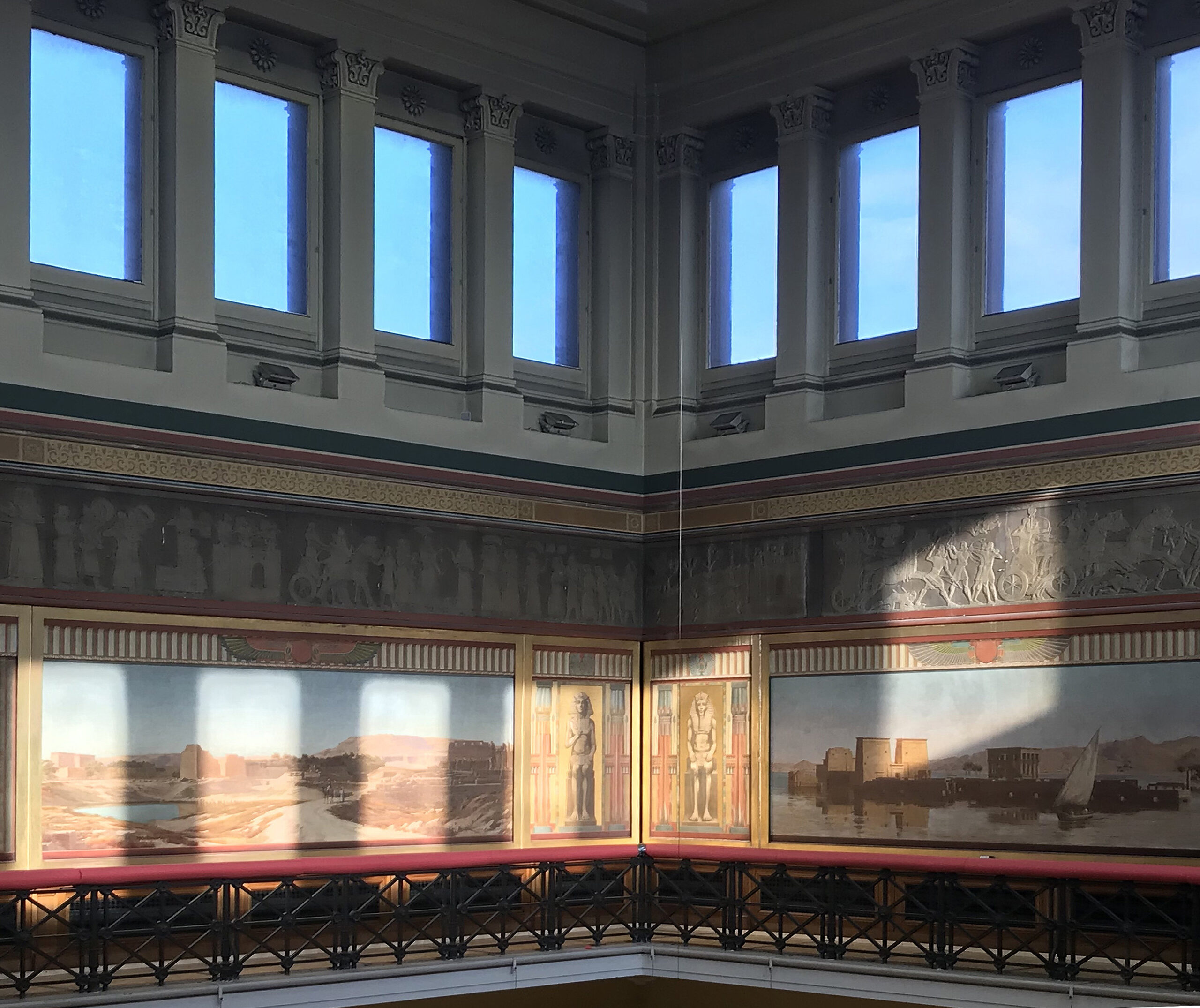 Picture of the Harris' Egyptian Balcony