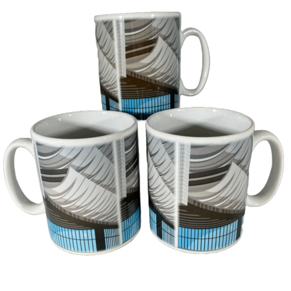 Image of three Preston Bus Station Mugs