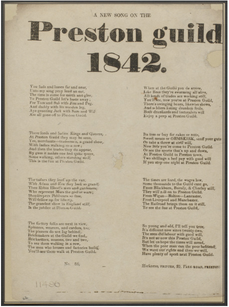 Image of Preston Guild Harkness Ballad