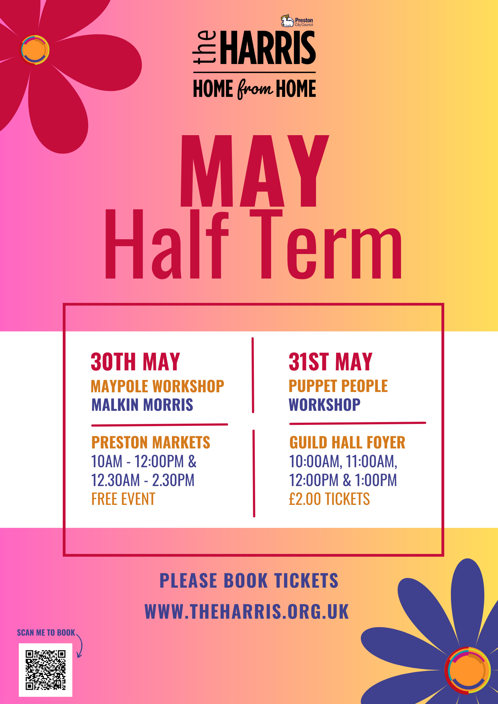 Harris May Half-Term Poster