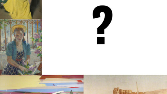 Collage of paintings