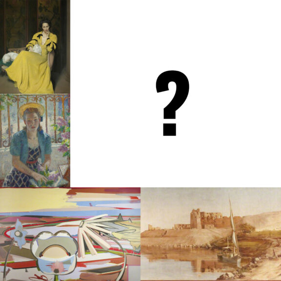 Collage of paintings