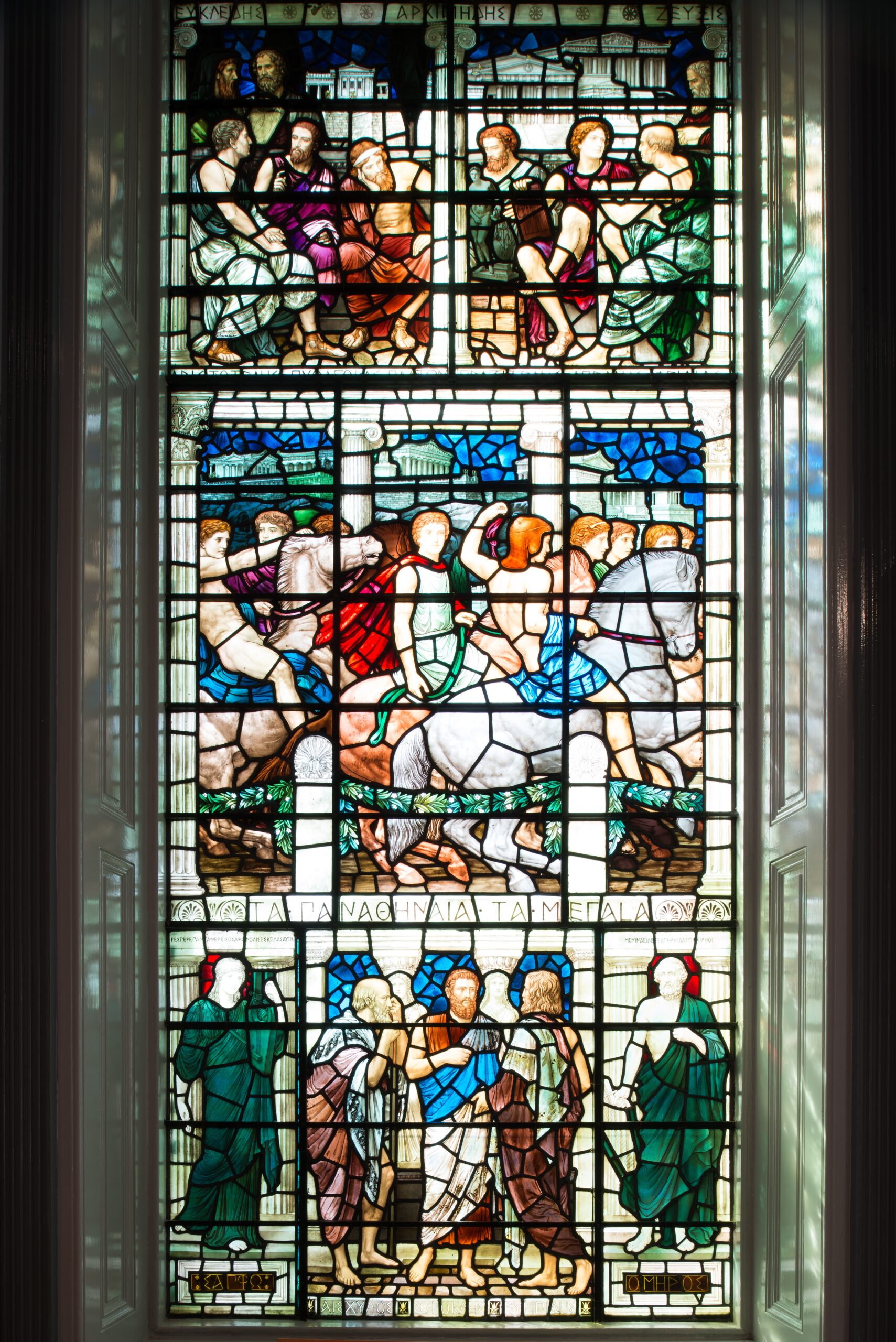 Image of a stained glass window.
