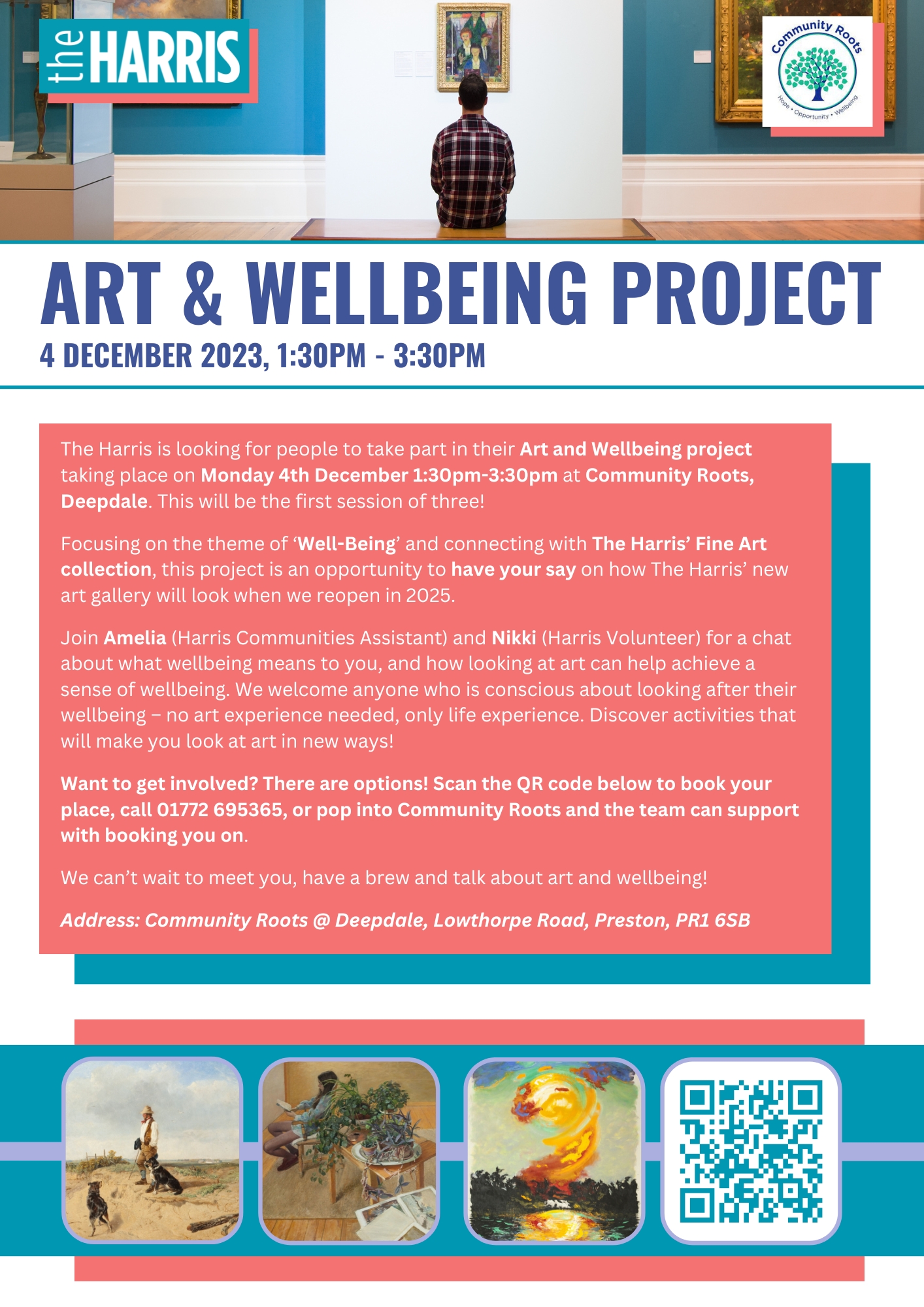 Art & Wellbeing Project Poster