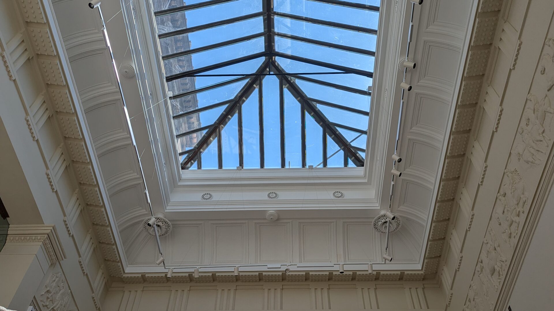 Image of a glass celing