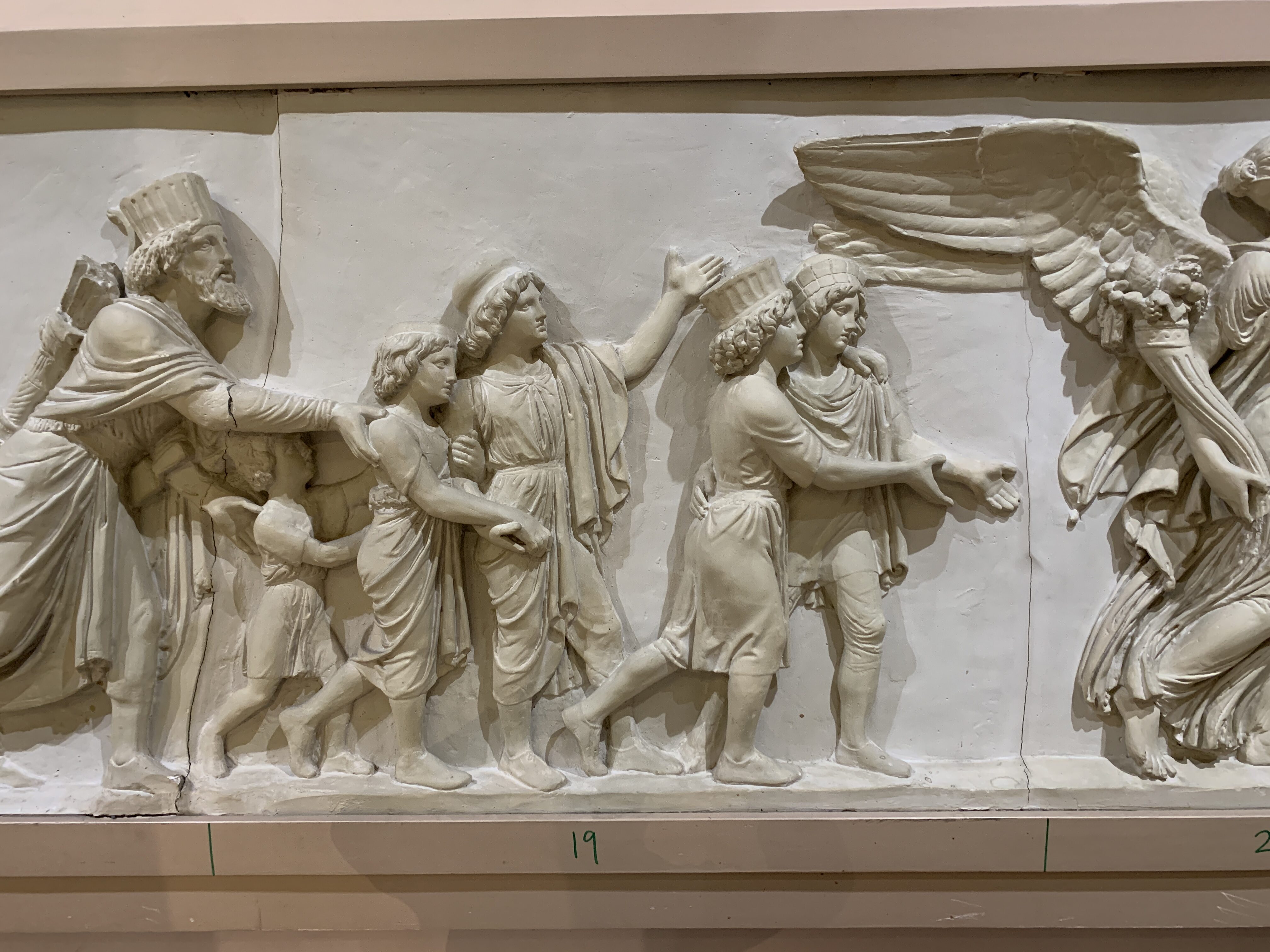 Image of stone half cleaned