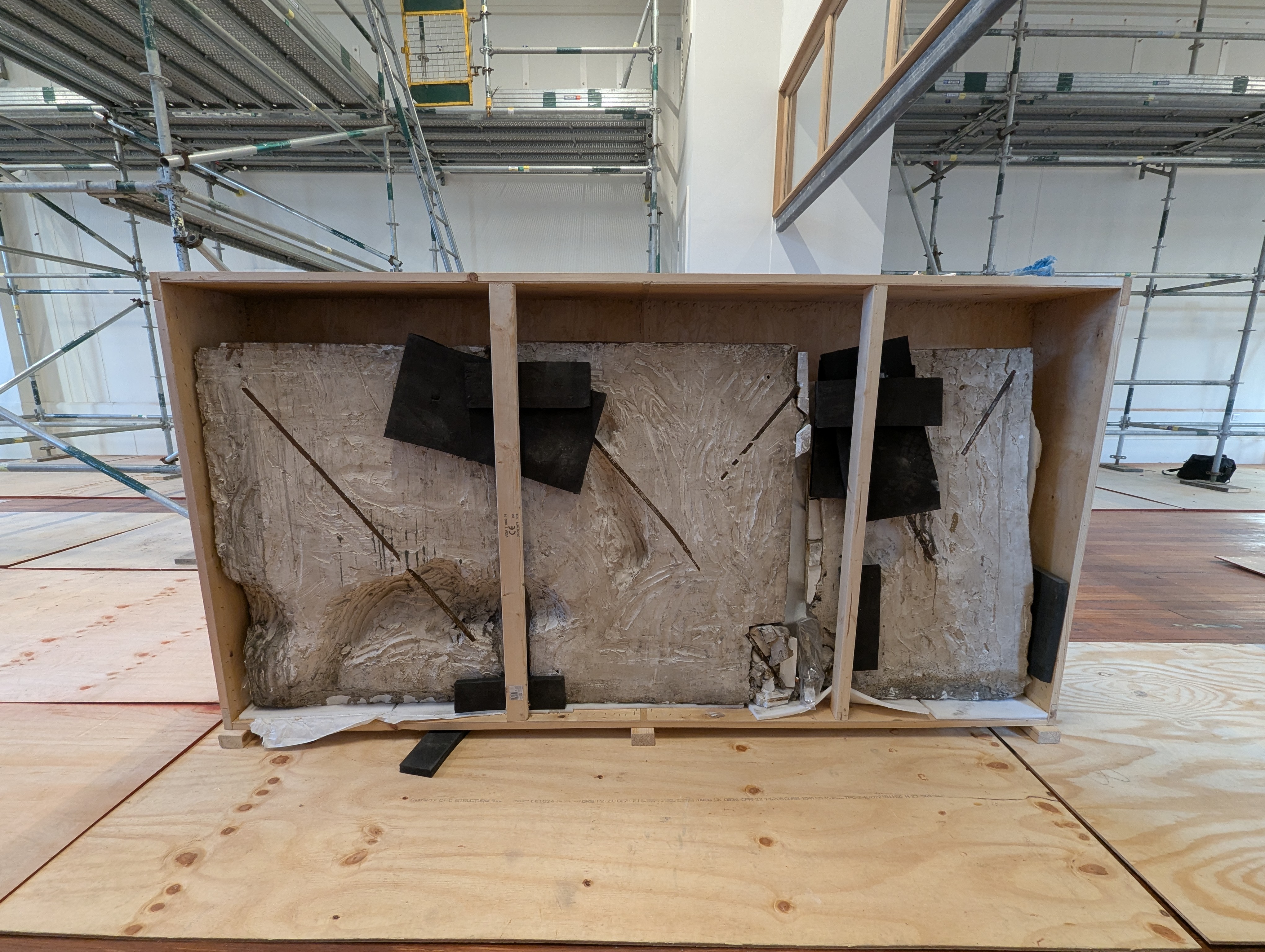 Image of stone half cleaned